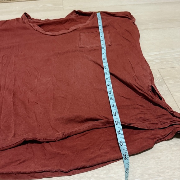3/$10 Aerie Short Sleeve Tee in Deep Rust - Picture 6 of 7